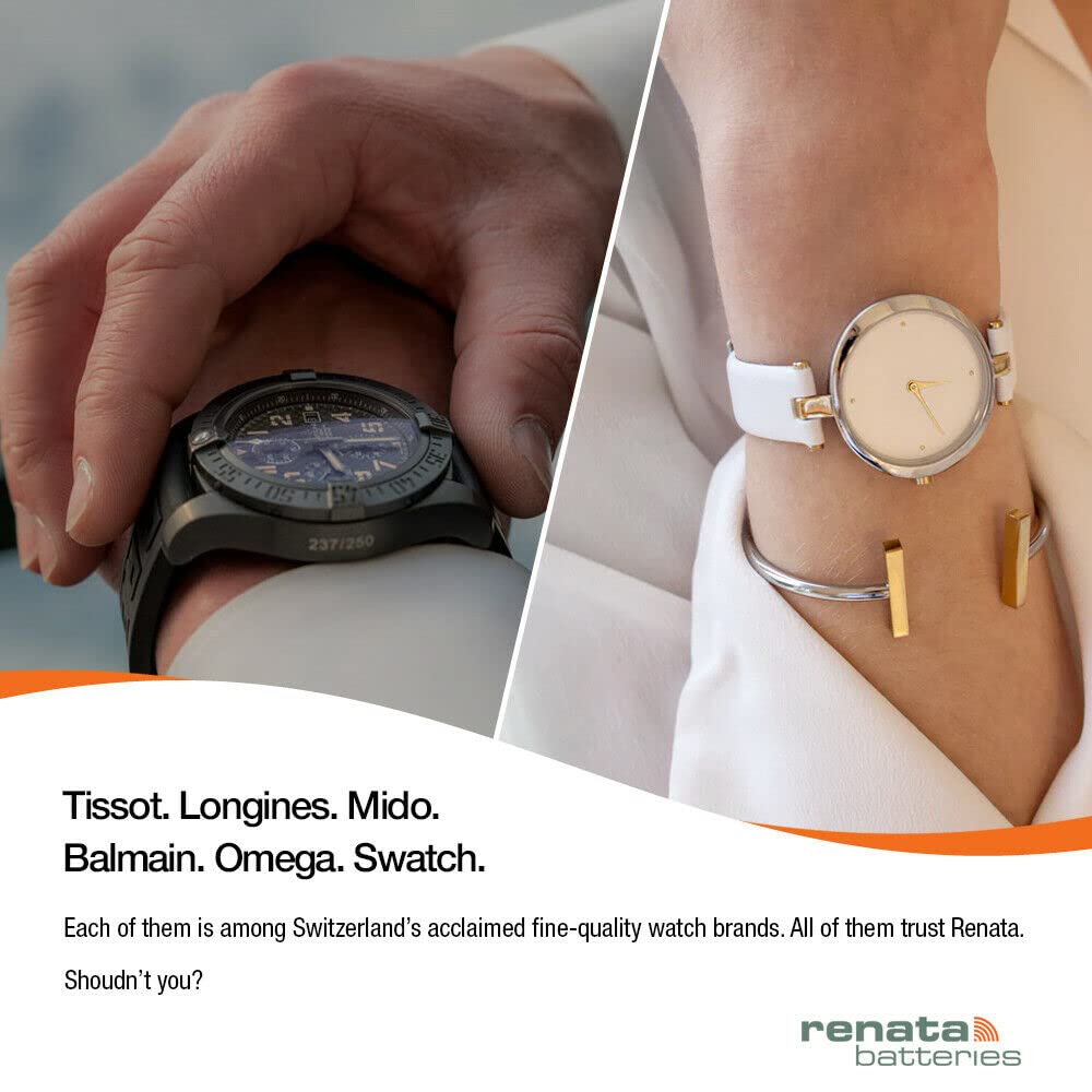 Renata 364 SR621SW Batteries - 1.55V Silver Oxide 364 Watch Battery (2 Count) - Image 6