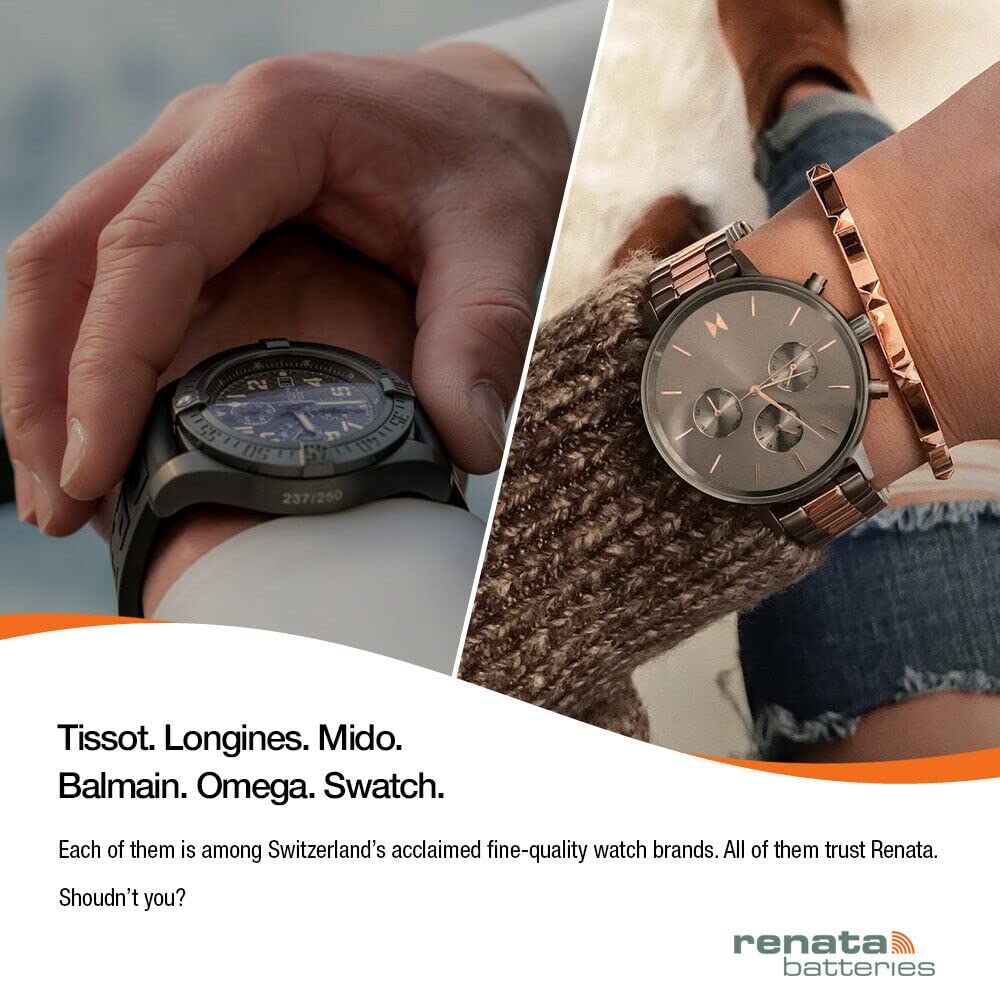 Renata 361 SR721W Batteries - 1.55V Silver Oxide 361 Watch Battery (2 Count) - Image 6