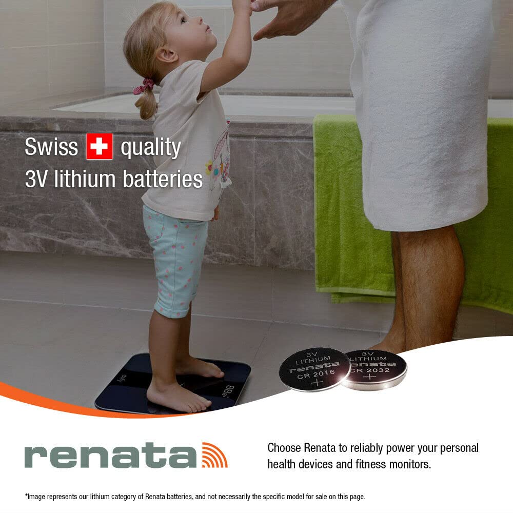 Renata CR2430 Batteries - 3V Lithium Coin Cell 2430 Battery (4 Count) - Image 9