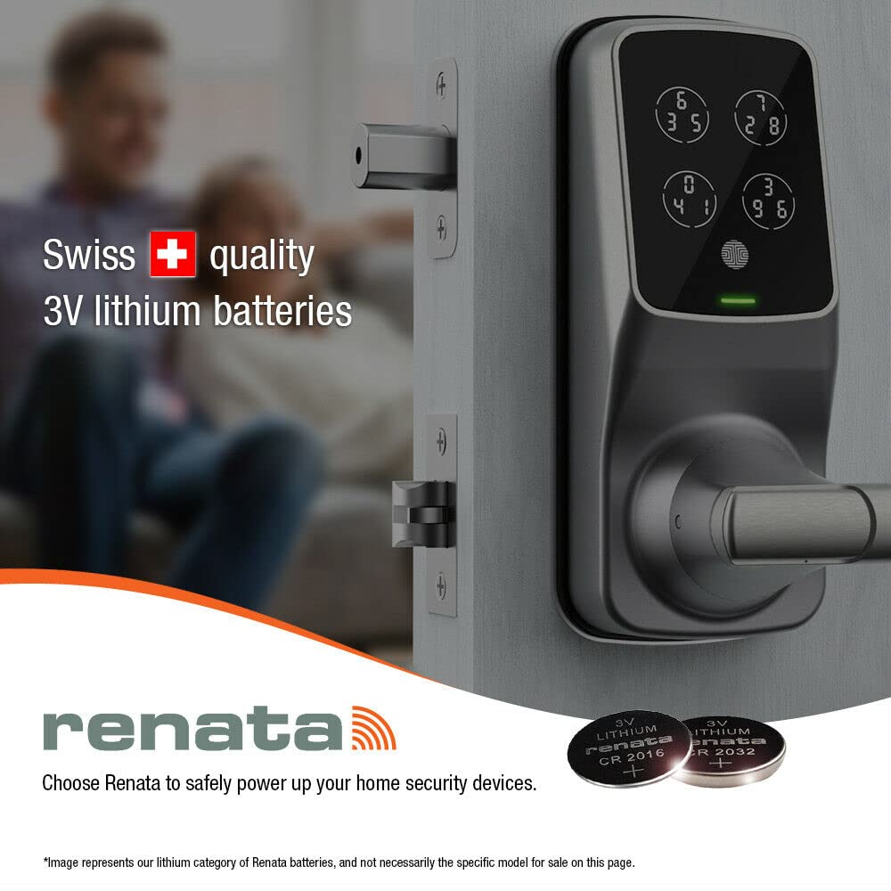 Renata CR2016 Batteries - 3V Lithium Coin Cell 2016 Battery (5 Count) - Image 9